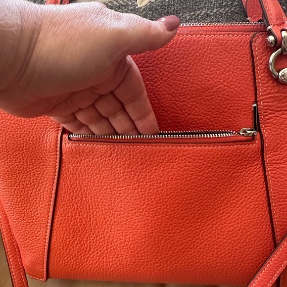 Coach Kacey Satchel--Salmon Color - Picture 4 of 6